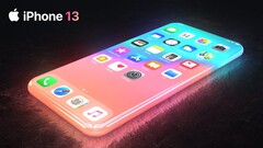 Un rendering dell&#039;iPhone 13. (Fonte: YouTube)