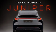 Modello Y Juniper concept con barra luminosa posteriore (Fonte: DominicBRNKMN/X)