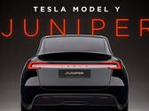 Modello Y Juniper concept con barra luminosa posteriore (Fonte: DominicBRNKMN/X)