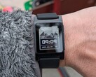 Smartwatch Pebble Core 2 Duo con l'interfaccia Weather Land di Reno. (Fonte: blog di Eric Migicovsky)