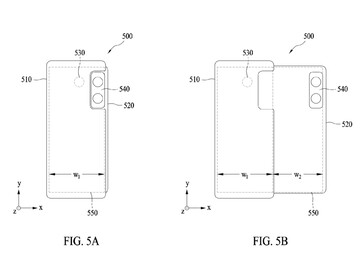 Disegni tratti dal brevetto ufficiale Samsung.