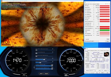 Stress test con FurMark (PT 108%)