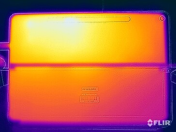 Temperature superficiali della prova di stress (posteriore)