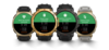 Gli smartwatch Amazfit T-Rex 3 Pro da 44 mm (primo e ultimo) e 48 mm (i due centrali). (Fonte: Amazfit)