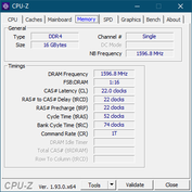 CPU-Z Memoria