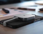 L'EX300U parte da 99,99 dollari. Nella foto: l'SSD portatile collegato al retro di un iPhone. (Fonte: Corsair)