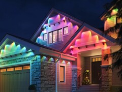 Le luci permanenti per esterni Prism di Govee (nella foto) stanno per essere lanciate negli Stati Uniti. (Fonte: Govee)