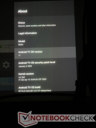 Il Mogo 2 Pro gira su Android 11 e ha ricevuto alcuni aggiornamenti durante il periodo di prova. (In questa foto, il proiettore esegue la versione di Android TV 11 già pronta per l'uso)
