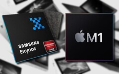 Il prossimo chip mobile Samsung Exynos con tecnologia grafica AMD affronterà Apple's M1 Silicon. (Fonte immagine: Apple/Time/ArsTechnica - modificato)