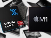 Il prossimo chip mobile Samsung Exynos con tecnologia grafica AMD affronterà Apple's M1 Silicon. (Fonte immagine: Apple/Time/ArsTechnica - modificato)