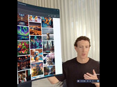 Il CEO di Meta, Mark Zuckerberg, parla di Apple Vision Pro, registrato con il sistema passthrough di realtà mista di Quest 3 (immagine: @zuck / Instagram)