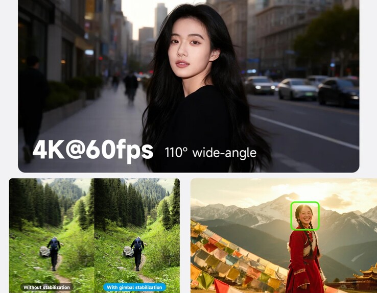 Il Feiyu Pocket 4 può registrare video fino a 4K/60fps.