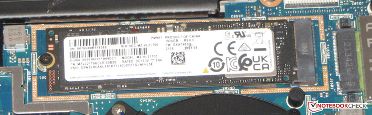 Un SSD NVMe serve come unità di sistema.