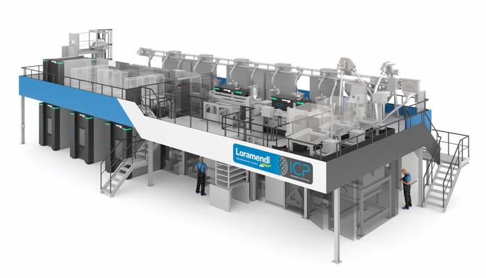 L'unità ICP di Loramendi, che automatizza la stampa e l'ulteriore lavorazione dei pezzi (Fonte immagine: Loramendi)