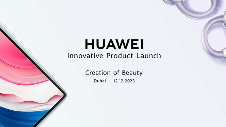 Huawei annuncia un evento sui nuovi prodotti. (Fonte: Huawei)