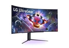 L&#039;LG UltraGear 45GR95QE offre una risoluzione WQHD con una frequenza di aggiornamento di 240 Hz. (Fonte: LG)