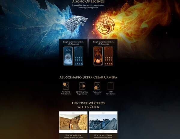 Il Realme 15 Pro Game of Thrones Edition sarà precaricato con temi personalizzati e fotocamere ispirate a Game of Thrones. (Fonte: Realme)