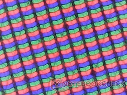 Subpixel RGB nitidi senza problemi di granulosità dovuti alla sovrapposizione lucida