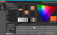 ColorChecker prima della calibrazione