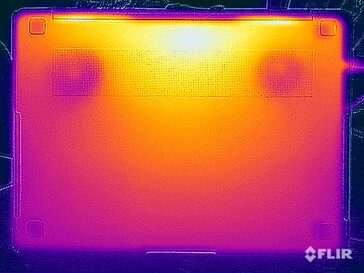 Test di sollecitazione delle temperature di superficie (lato inferiore)