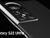 Un nuovo rendering di Galaxy S22 Ultra. (Fonte: LetsGoDigital)