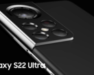 Un nuovo rendering di Galaxy S22 Ultra. (Fonte: LetsGoDigital)