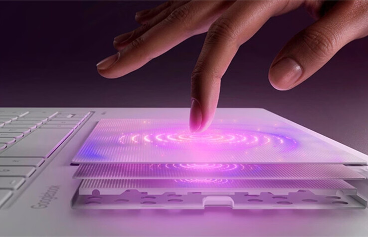 Lenovo include anche un touchpad aptico.