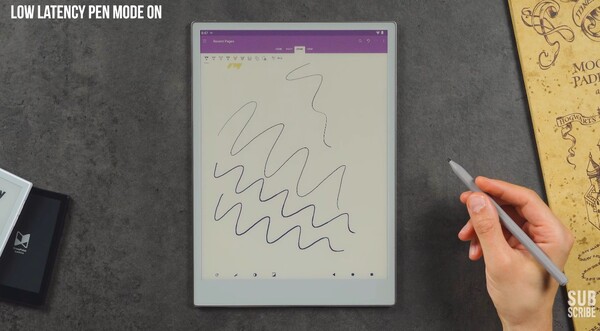 Una modalità penna a bassa latenza rende lo stilo utilizzabile su Android.