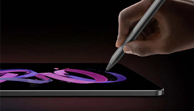 Teclast T65 Max 2025 supporta 4.096 livelli di pressione per l'utilizzo di stilo attivi. (Fonte: Teclast)