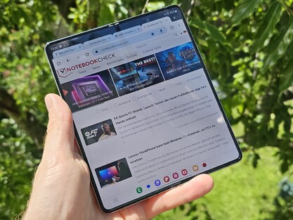 Il display interno di Galaxy Z Fold5