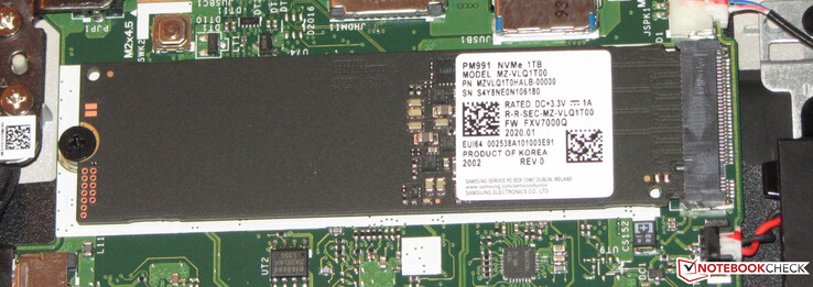 Uno sguardo al Samsung PM991 dell'Acer Swift 3 SF314-32.