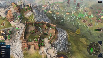 Nella foto: Una schermata di gioco di Age of Empires IV: Anniversary Edition.