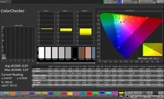 Precisione del colore (profilo: Professional, spazio colore di destinazione: sRGB)