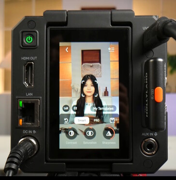 La telecamera VenusLiv Air di Hollyland è dotata di impostazioni di miglioramento dell'immagine basate su AI, che consentono una rapida configurazione. (Fonte: Hollyland)
