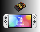 Nintendo Switch OLED raffigurato sotto MIG Switch (Fonte: Amazon con modifiche)