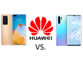 Quali sono le differenze tra il Huawei P40 Pro (a sinistra) ed il Huawei P30 Pro (a destra)?