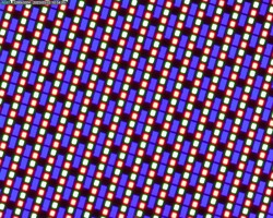 Griglia di subpixel OLED