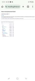 Kraken benchmark - Chrome (Fonte immagine: Screenshot - Sergey Tarasov - Notebookcheck)