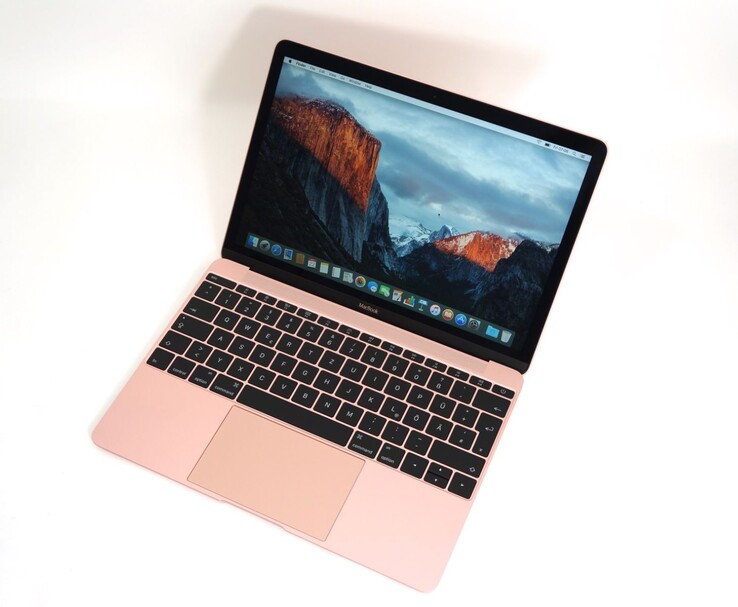 Apple macBook da 12 pollici mostrato in colore oro rosa (Fonte: Notebookcheck)