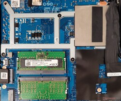 Dell G15 5530: CPU, GPU e moduli di memoria