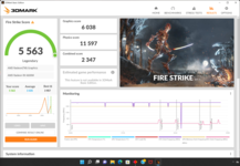 3DMark Fire Strike - modalità batteria