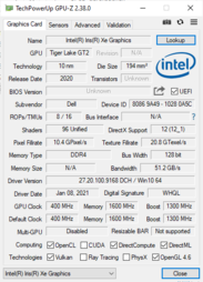 Informazioni sul sistema GPU-Z