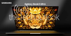 Il presunto Samsung Galaxy Book 3 Ultra. (Fonte: TheTechOutlook)