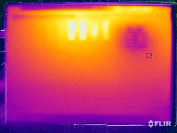 Test di sollecitazione delle temperature di superficie (in basso)