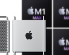 Il Apple Silicon Mac Pro apparentemente utilizzerà chip di estensione M1 piuttosto che processori di generazione M2. (Fonte immagine: Apple - modificato)