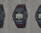 L'orologio della collaborazione Casio G-Shock x Offspring DW-5600 (nella foto) presenta il marchio "Offspring" in grassetto rosso lungo il cinturino. (Fonte immagine: Offspring su Instagram)