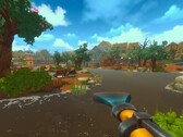 In Fresh Start Cleaning Simulator, i giocatori usano un dispositivo che combina un'idropulitrice e un aspirapolvere per ripulire la natura da ogni tipo di detrito.