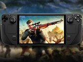 La Sniper Elite Classics Collection ha un valore di 242,94 dollari. Nella foto: Steam Deck con l'ultimo gioco della serie. (Fonte: Valve - modifica)