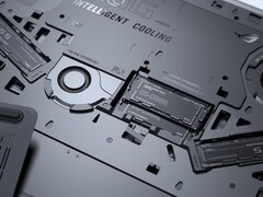 L'aggiornamento della memoria DDR5 viene mostrato nel portatile da gioco (Fonte: Asus con modifiche)