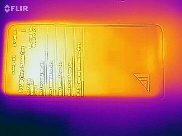 Distribuzione del calore lato frontale